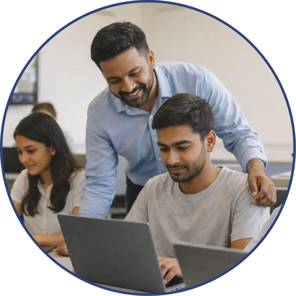 Students learning